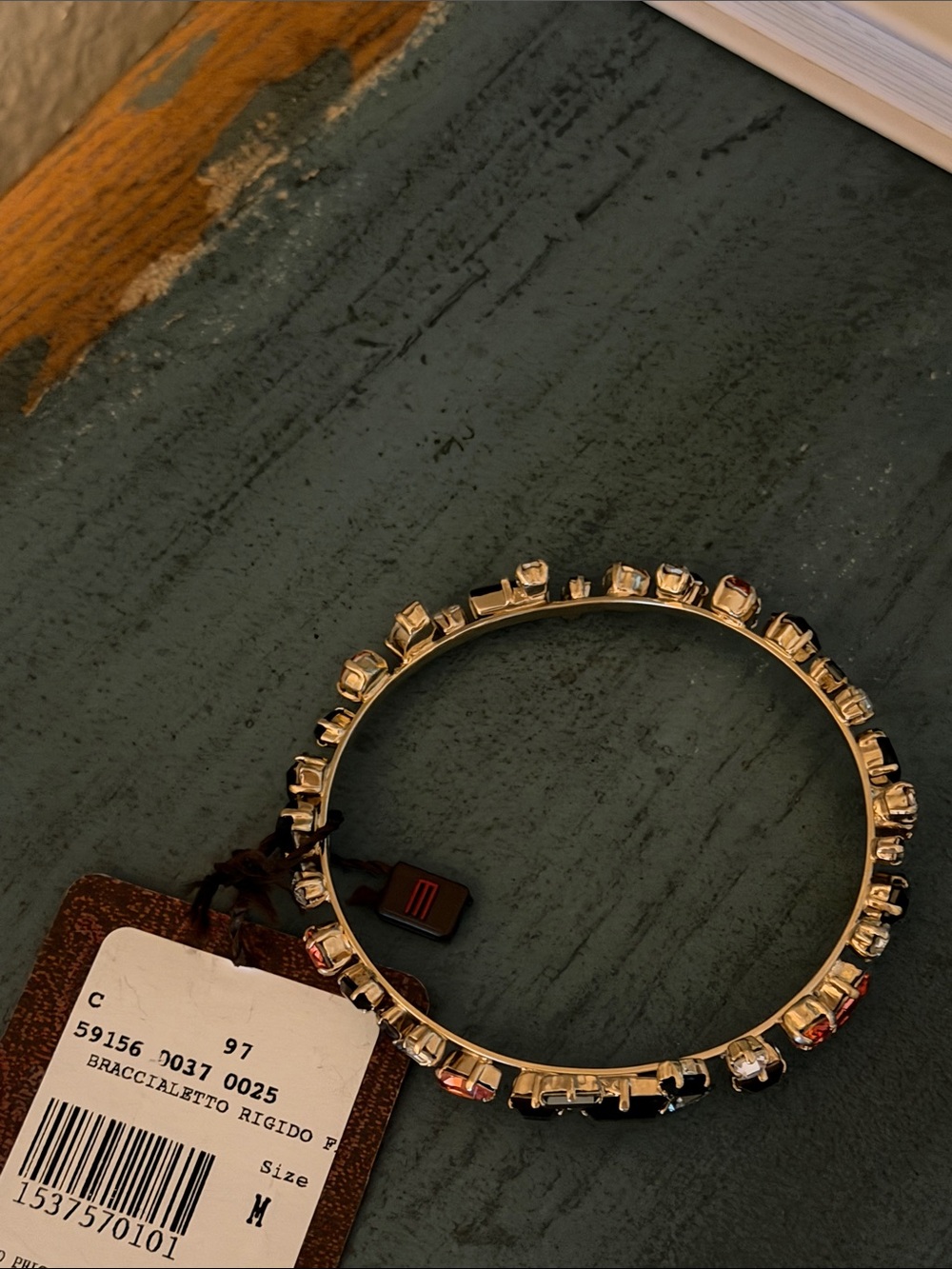 ETRO CRYSTAL BANGLE BRACELET - Picture 6 of 7